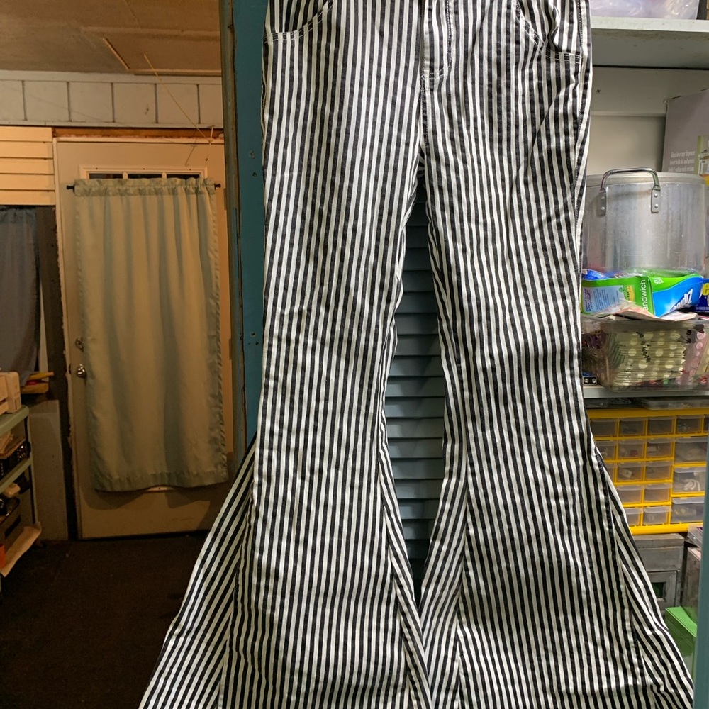 Striped bell bottoms